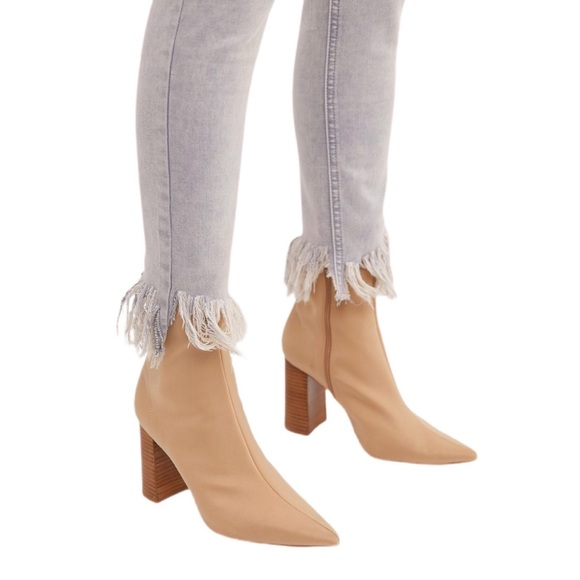 FREE PEOPLE Great Heights Frayed Skinny Jeans - Picture 3 of 9
